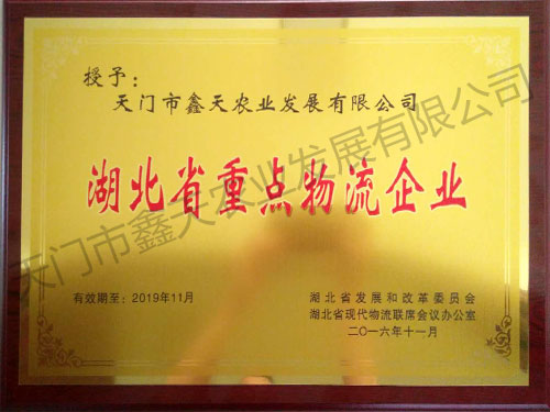 湖北省重點(diǎn)物流企業(yè)(2016)